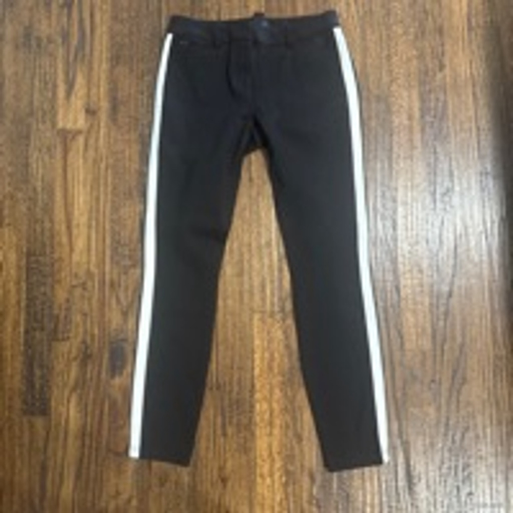 Women's White House Black Market Skinny Pants Size 2R Black/White